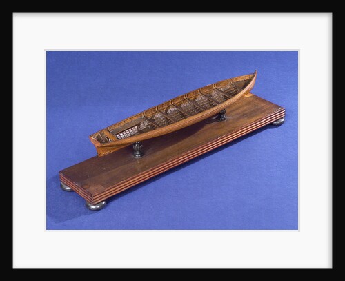 Gig, starboard stern quarter by unknown