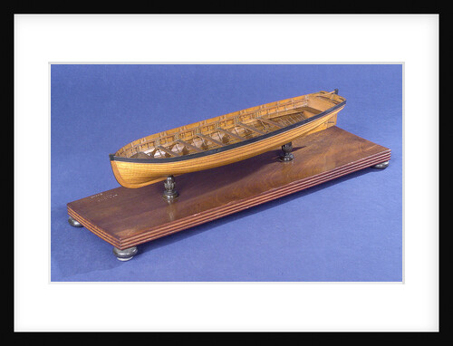 Pinnace, port 3/4 bow by unknown