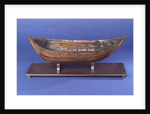 Masula surf boat, starboard broadside by unknown