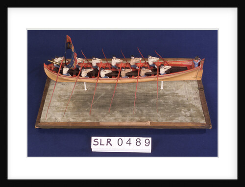 Full hull model of Admiral's Barge by unknown
