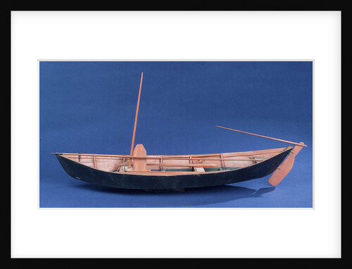 Full hull model, Bridgwater flatner, port broadside by Charles Holt