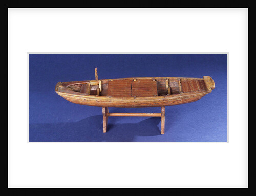 Sampan, port broadside by unknown