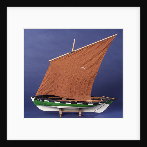 'Peaceful', port broadside by George MacLeod