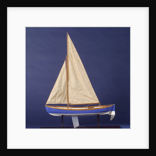 Full hull model, whaler, port broadside by unknown