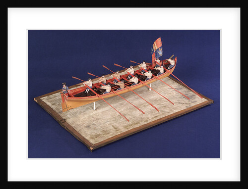 Full hull model of Admiral's Barge by unknown