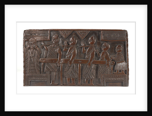 Benin chair seat by unknown