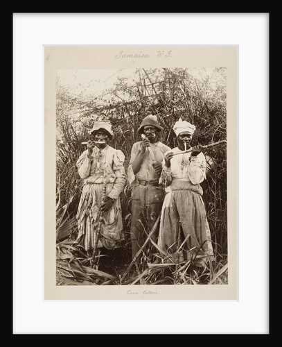 Slaves on a sugar plantation in Jamaica, West Indies by unknown