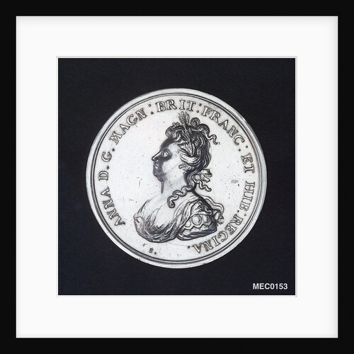 Medal commemorating the attempted invasion of Scotland, 1708 by M. Smeltzing
