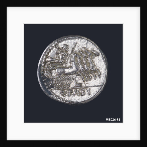 Denarius depicting head of Roma by unknown