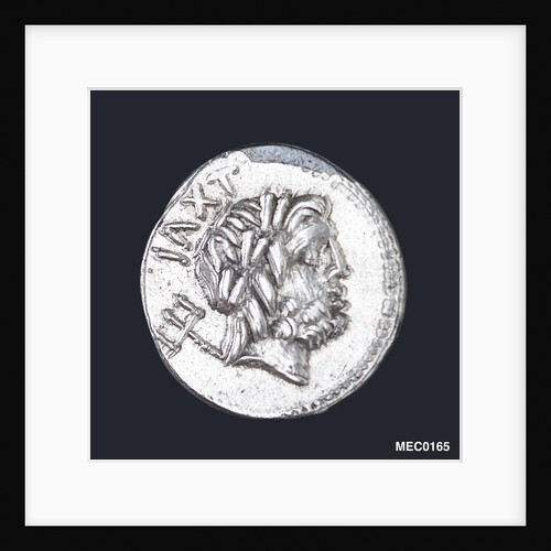 Denarius depicting head of Neptune by unknown