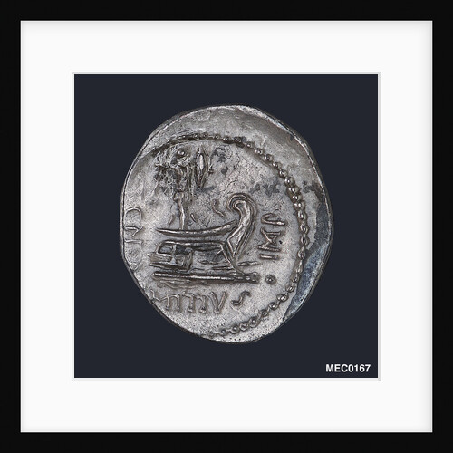 Denarius depicting head of L. Domitius Ahenobarbus by Unknown