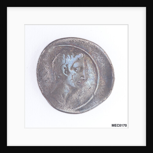 Denarius depicting Emperor Augustus by unknown