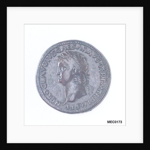 Classical coin depicting Emperor Nero by unknown