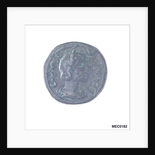 Classical coin depicting Salonina and a Roman galley by unknown