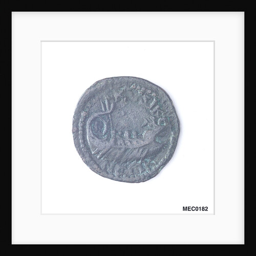 Classical coin depicting Salonina and a Roman galley by unknown