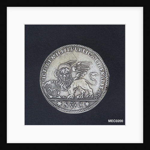 Medal commemorating Admiral Civrani's victory over the Turks at Cyprus, 1753 by Unknown