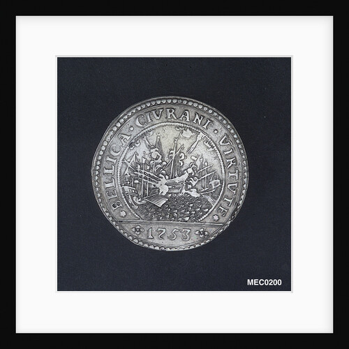 Medal commemorating Admiral Civrani's victory over the Turks at Cyprus, 1753 by unknown