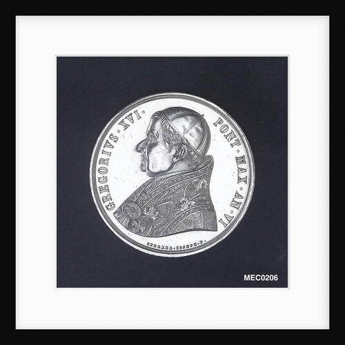 Medal commemorating Civitavecchia enlarged and its harbour improved, 1836 by J. Cerbara