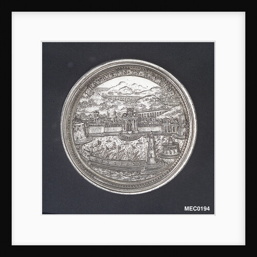 Medal commemorating the Aqueduct of Civitavecchia, 1703 by G. Hamerani