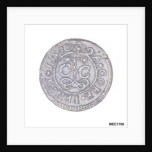 Cork penny token by unknown