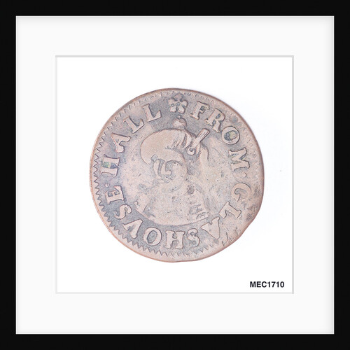 Token depicting a sailing ship by unknown