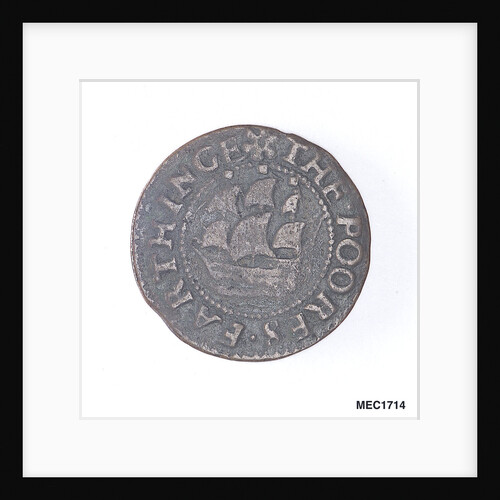Minehead farthing token by unknown