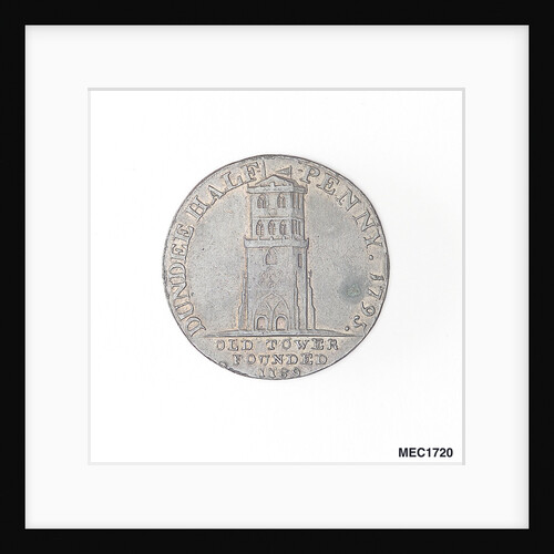 Dundee halfpenny token by J. Wright