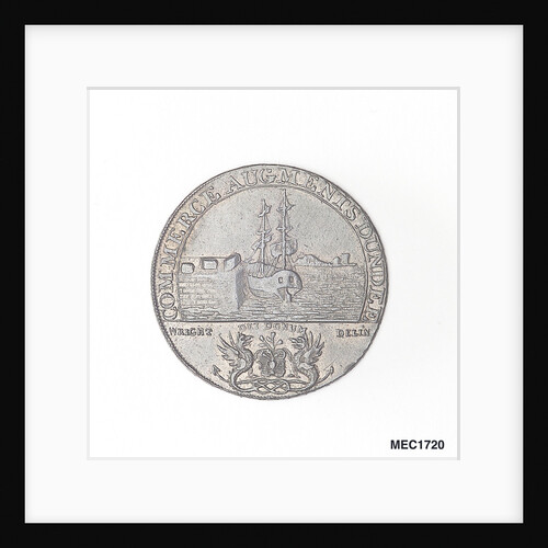 Dundee halfpenny token by J. Wright
