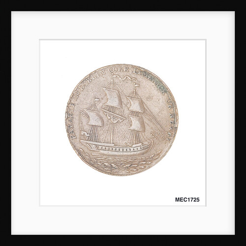 Irish halfpenny token by unknown