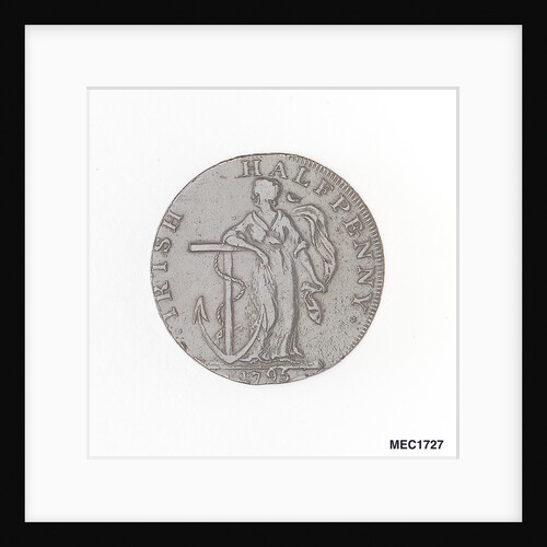 Irish halfpenny token by unknown