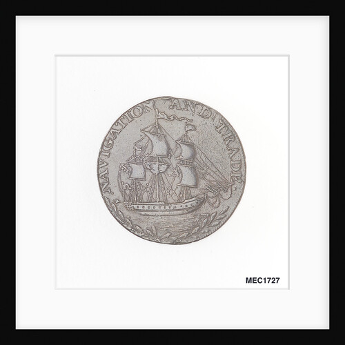 Irish halfpenny token by unknown