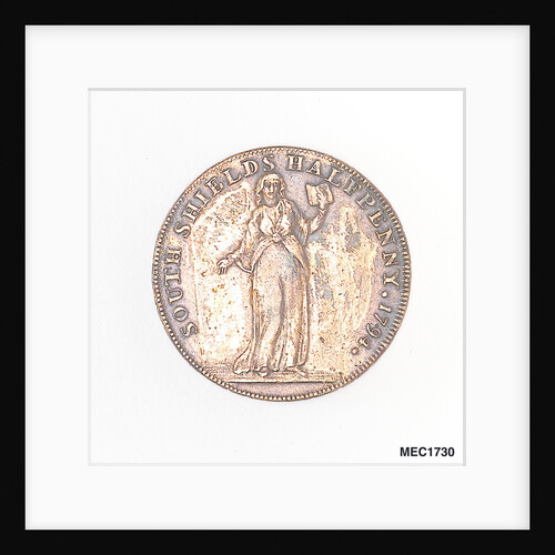 South Shields halfpenny token by T. Wyon