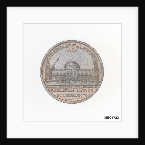 Edinburgh halfpenny token by unknown