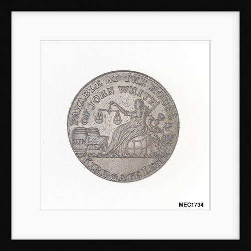 Leith halfpenny token by unknown