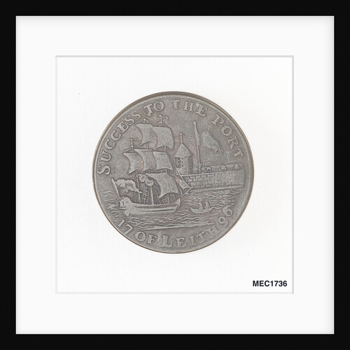 Leith halfpenny token by unknown