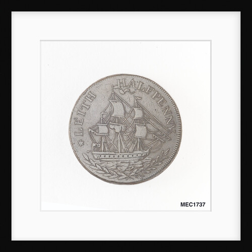 Leith halfpenny token by unknown