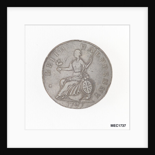 Leith halfpenny token by Unknown