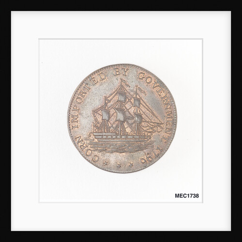 Badminton halfpenny token by T. Willets