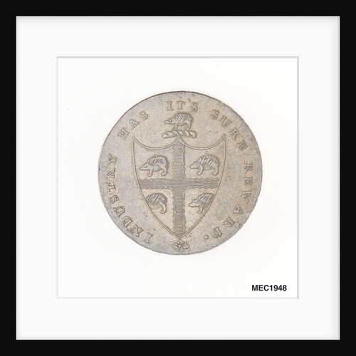 Birmingham halfpenny token by T. Wyon
