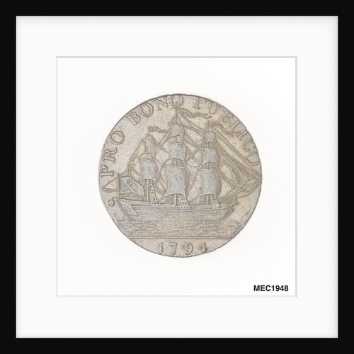Birmingham halfpenny token by T. Wyon