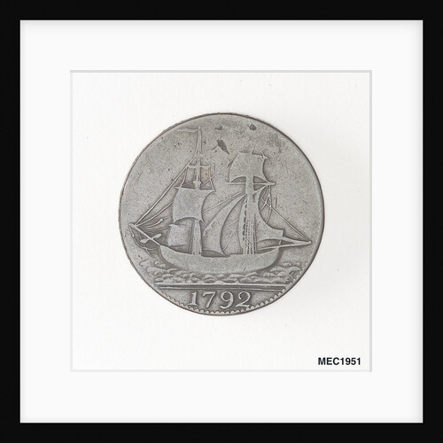 Halfpenny token commemorating John Wilkinson, ironmaster by unknown