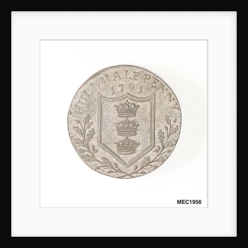 Hull halfpenny token by unknown