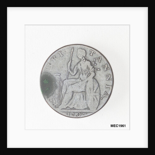 Halfpenny token commemorating Admiral John Jervis, Earl St Vincent (1735-1823) by unknown