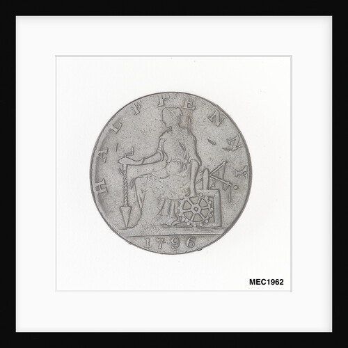 Halfpenny token commemorating Sir Edward Pellew, 1st Viscount Exmouth (1757-1833) by unknown