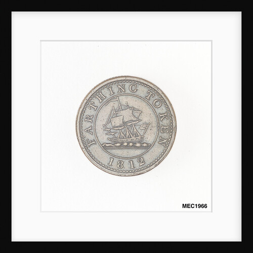 Whitehaven farthing token by unknown