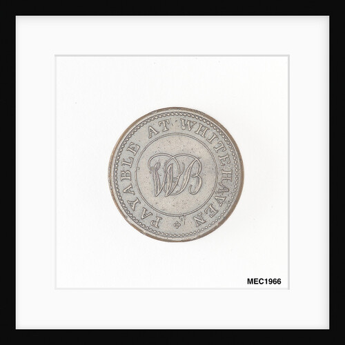Whitehaven farthing token by Unknown