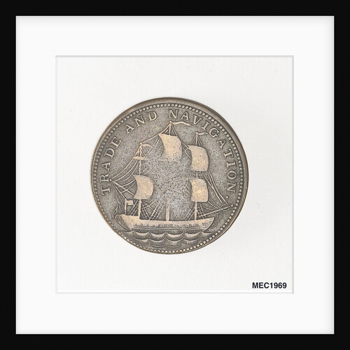 Dublin halfpenny token by unknown