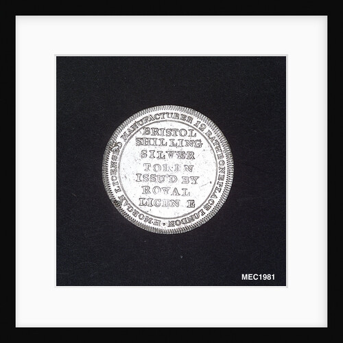 Bristol shilling token by unknown