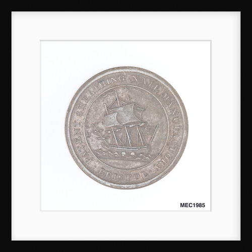 Bristol penny token by T. Halliday