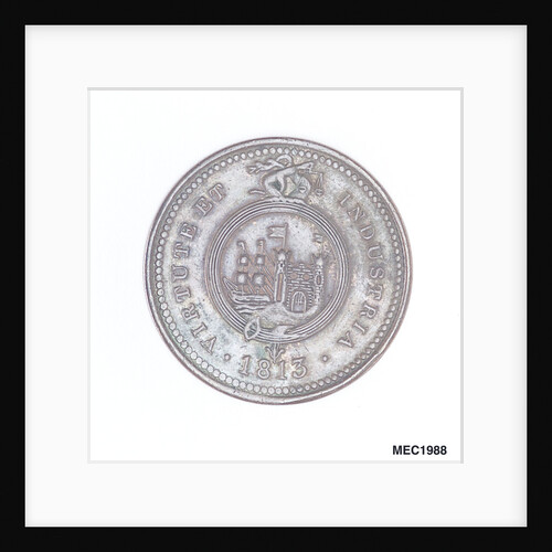Bristol penny token by T. Halliday